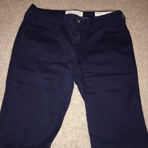 Navy blue skinny jeans